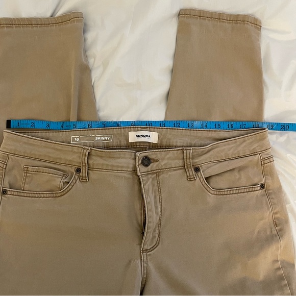 ๐ผ Bundle 2 for $20 ๐ผ Sonoma Khaki Skinny Jeans - Picture 7 of 9